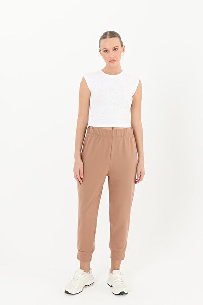Soul Γυναικείο παντελόνι με λεπτομέρειες από ριμπάνα - 30189PNT - ΚΑΦΕ