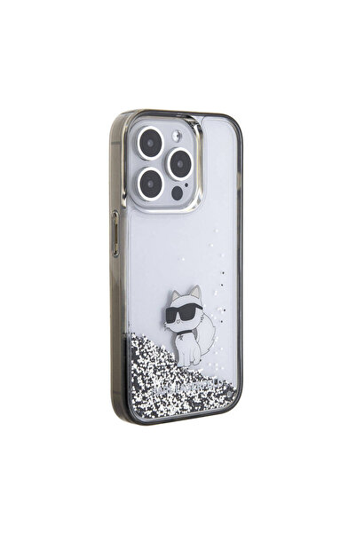 Karl Lagerfeld iPhone 15 Pro Compatible Case Karl Lagerfeld Choupette Liquid ...