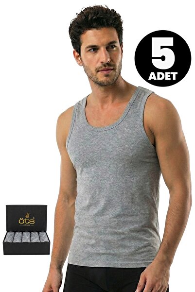 Öts Tricou premium pentru bărbați din 5 piese - cu cutie cadou, bumbac 100% , țesătură ultra moale, fără etichetă