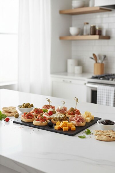 Külsan 17012.BL - Taş Efektli Gastronorm Pano 26,5x32,5 cm, Thermoset Melamin