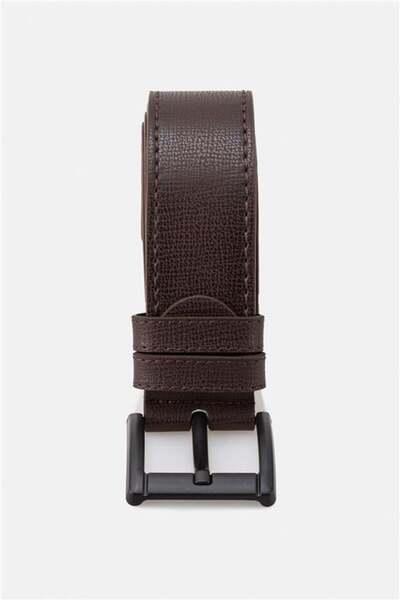 SÜVARİ Koyu Kahve Spor Kemer