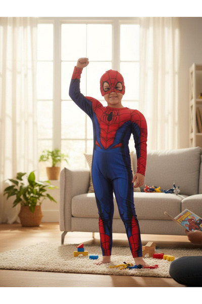 Gadget Gear Παιδική στολή Spiderman - Υπερήρωας, Εφαρμογή για το Halloween και το πάρτι