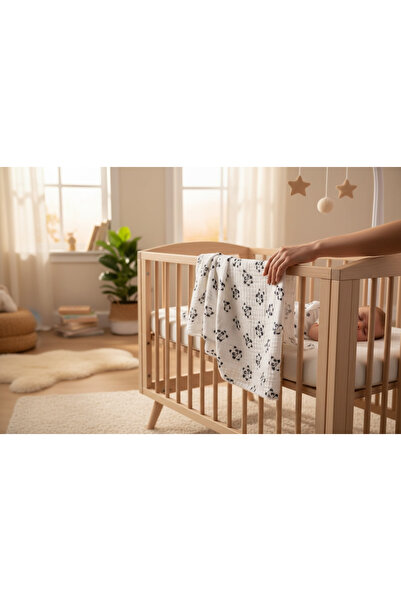 Soft and Baby بطانية موسلين الباندا
