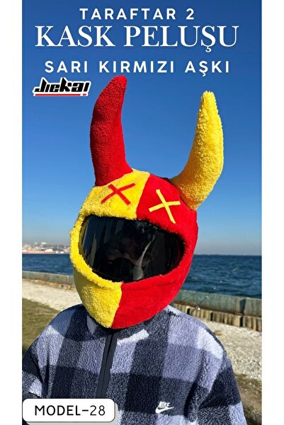 JİEKAİ MODEL-28 KASK PELUŞU VE KASK KILIFI TEK EBAT TARAFTAR-2 ERKEK MODEL