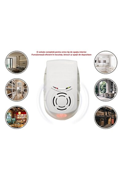 Gardigo Aparat Electromagnetic si Ultrasunete Anti Soareci, Furnici, Insecte, 230 mp