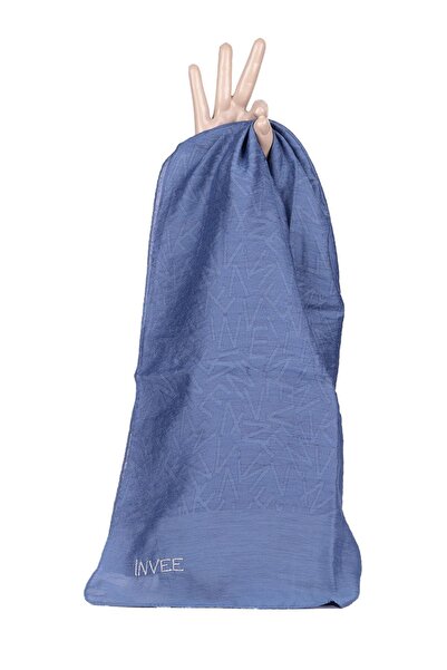 Invee Pattern Shawl Indigo