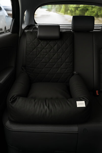 PAWESLORA Araba Köpek Yatağı | Ortopedik, Yıkanabilir, Seyahat Tipi