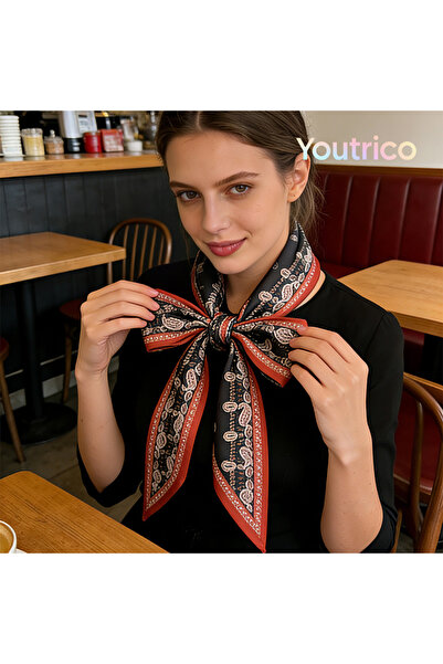 Youtrico وشاح طويل قطري 147 سم، مناسب لجميع المواسم، وشاح متعدد الاستخدامات و...