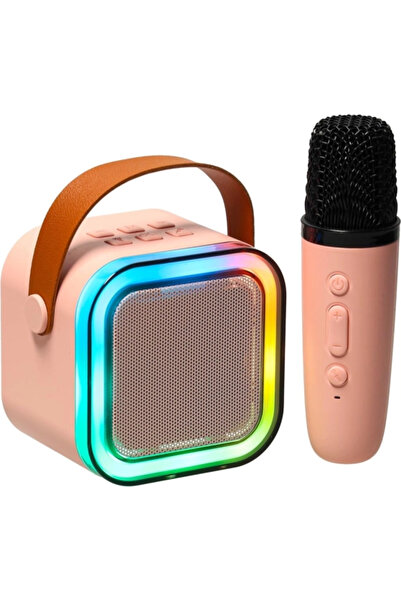 OEM Sistem karaoke portabil cu microfon wireless, difuzor Bluetooth colorat, ...