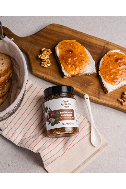 applepiefoods Cevizli Kuru İncir Reçeli 400 Gr %65 Meyve ( Pancar Şekeri )