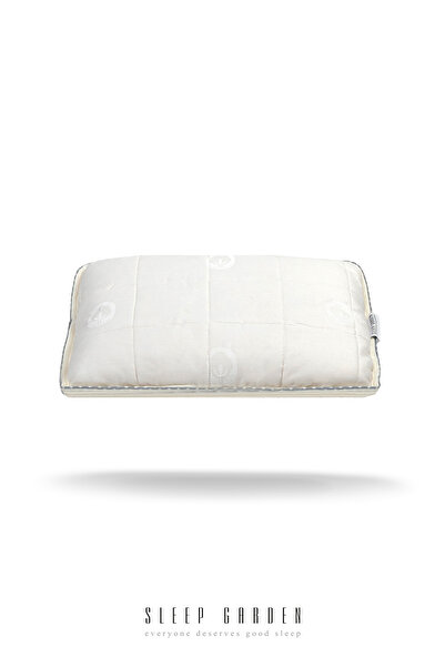 Sleep Garden %100 Organik Pamuk Bebek Yastık 35x45 Cm Tela Çantalı