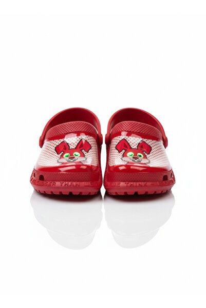 solariz Çocuk Ortopedik Işıklı Terlik Hafif Eva Kaymaz Taban Turuncu