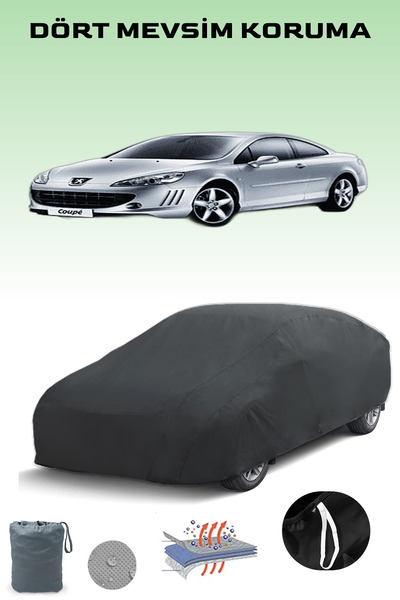 Breen أسود، بيجو 407 كوبيه، مشمع السيارة، غطاء السيارة، خيمة السيارة