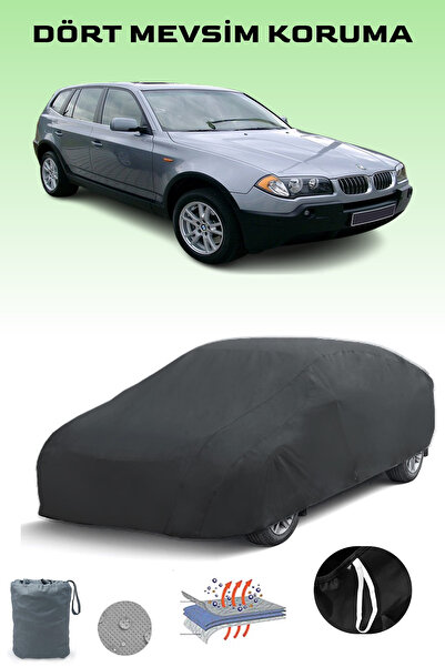 Breen أسود، BMW X3 (E83) 2007 - 2010، مشمع السيارة، غطاء السيارة، خيمة السيارة