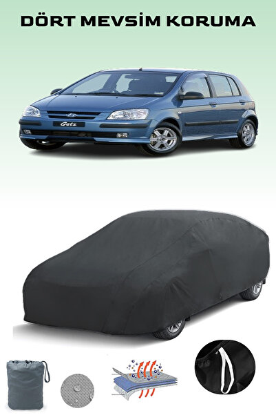 Breen أسود، HYUNDAI GETZ 5 أبواب 2002 - 2005، مشمع السيارة، غطاء السيارة، خيم...