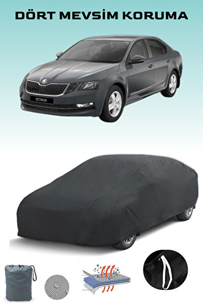 Breen Siyah, Skoda Octavia Oto Branda, Araba Brandası, Koruma Örtüsü, Toz ve Su Geçirmez