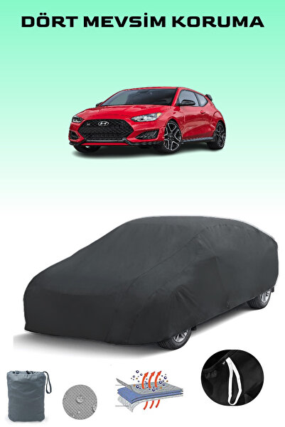 Breen Black, Hyundai Veloster N 2018 - 2021, Car Tarpaulin, Auto Cover, Car Tent