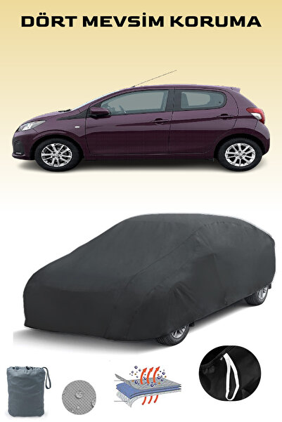 Breen أسود، بيجو 108 5 أبواب 2014 - 2021، مشمع سيارة، غطاء سيارة، خيمة سيارة