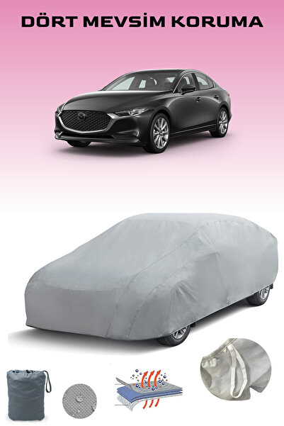 Breen مشمع سيارة مقاوم للماء والشمس وخيمة متوافقة مع سيارة مازدا 3 2 سيدان