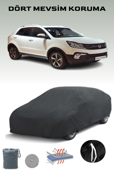 Breen أسود، سانج يونج كوراندو 2017 - 2019، مشمع السيارة، غطاء السيارة، خيمة ا...