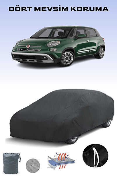 Breen أسود، FIAT 500L 2017 - 2021، مشمع السيارة، غطاء السيارة، خيمة السيارة