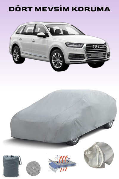 Breen مشمع سيارات متوافق مع Audi Q7، مشمع تلقائي، خيمة سيارة، مقاوم للماء والشمس