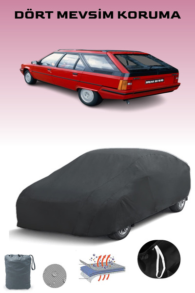 Breen أسود، CITROEN BX BREAK 1989 - 1994، مشمع السيارة، غطاء السيارة، خيمة ال...