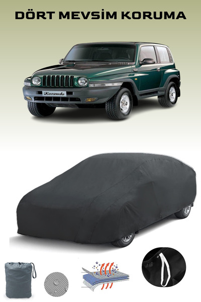 Breen أسود، سانج يونج كوراندو 1997 - 2007، مشمع السيارة، غطاء السيارة، خيمة ا...