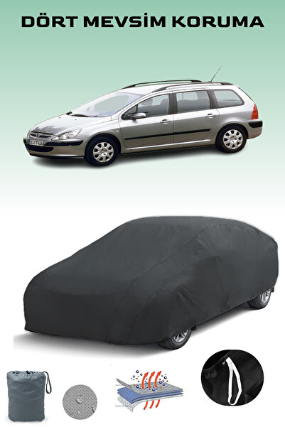 Breen أسود، بيجو 307 بريك 2002 - 2005، مشمع السيارة، غطاء السيارة، خيمة السيارة