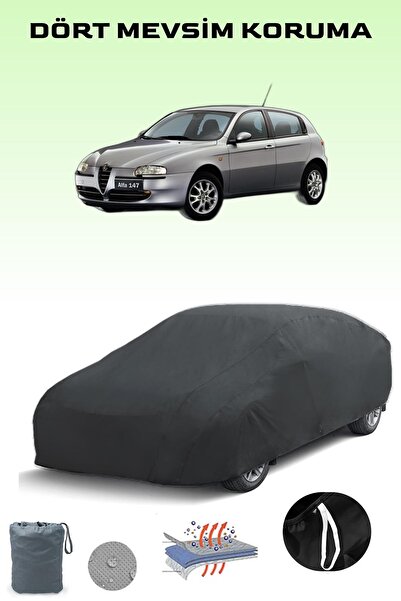 Breen أسود، ألفا روميو 147 (5 أبواب) 2005 - 2009، مشمع السيارة، غطاء السيارة،...