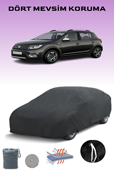 Breen أسود، DACIA SANDERO 3 STEPWAY، مشمع السيارة، غطاء السيارة، خيمة السيارة