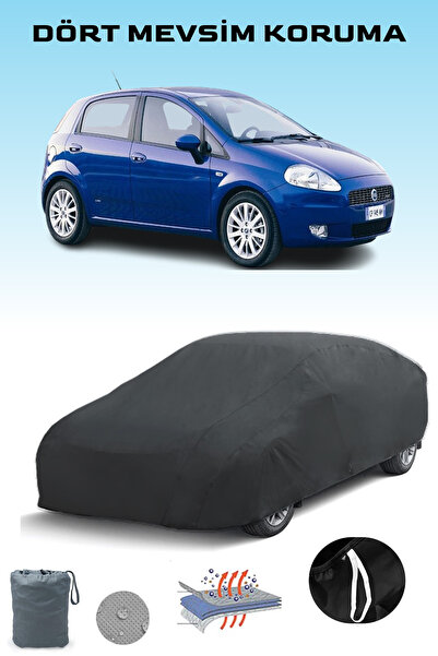 Breen أسود، FIAT GRANDE PUNTO 5 أبواب 2005 - 2009، مشمع السيارة، غطاء السيارة...