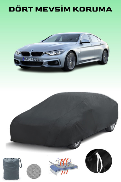 Breen أسود، BMW 4 SERIES 2013 - 2018، مشمع السيارة، غطاء السيارة، خيمة السيارة