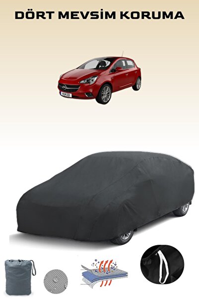 Breen أسود، أوبل كورسا E 5-DOOR، قماش سيارة، غطاء سيارة، خيمة سيارة، خيمة سيارة