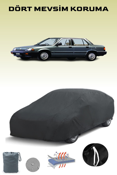 Breen أسود، هوندا سيفيك سيدان 1987 - 1991، مشمع السيارة، غطاء السيارة، خيمة ا...