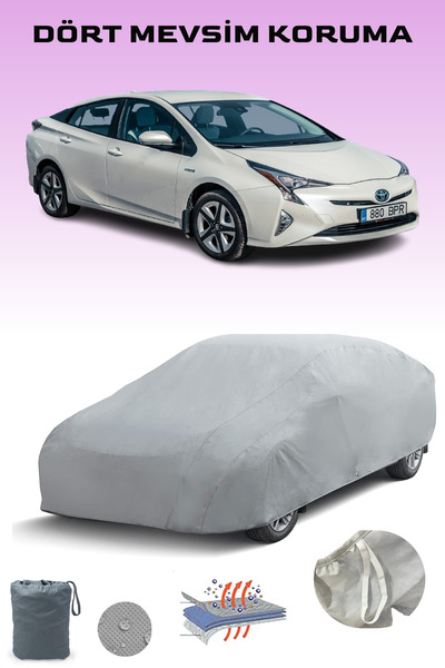 Breen متوافق مع تويوتا بريوس 4 - مشمع سيارة مقاوم للماء والشمس وخيمة