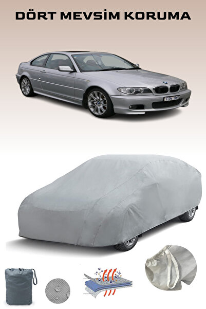 Breen غطاء سيارة بي إم دبليو الفئة الثالثة كوبيه e46 2003-2006 باللون الرمادي