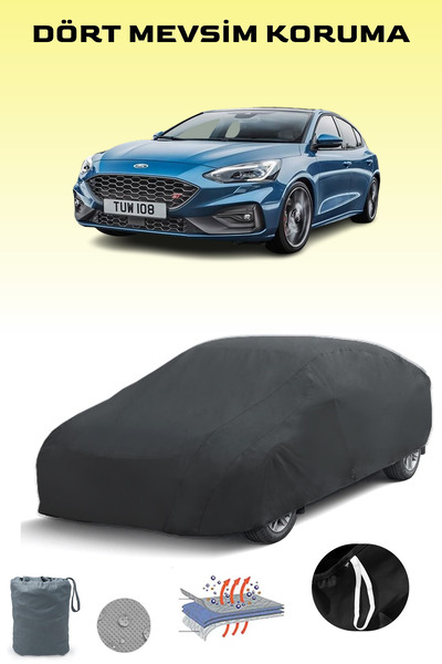 Breen أسود، FOCUS ST ESTATE 2012 - 2021، مشمع السيارة، غطاء السيارة، خيمة الس...