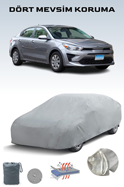 Breen كيا ريو 4 سيدان - مشمع سيارة متوافق، خيمة سيارة مقاومة للماء والشمس