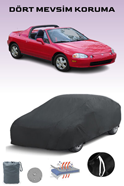 Breen Black, Honda Crx Del Sol 1992 - 1997, Car Tarpaulin, Auto Cover, Car Tent