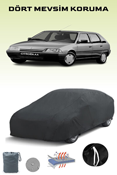 Breen أسود، CITROEN AX 5 أبواب 1991 - 1998، مشمع السيارة، غطاء السيارة، خيمة السيارة