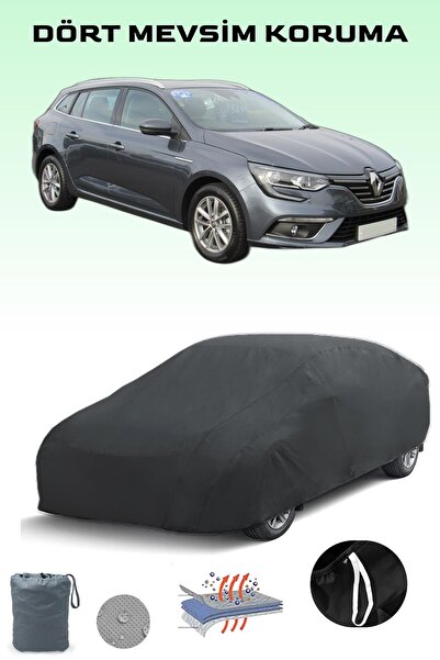 Breen Siyah, RENAULT MEGANE 4 GRANDTOUR, Araba Brandası, Oto Örtüsü, Araba Çadırı