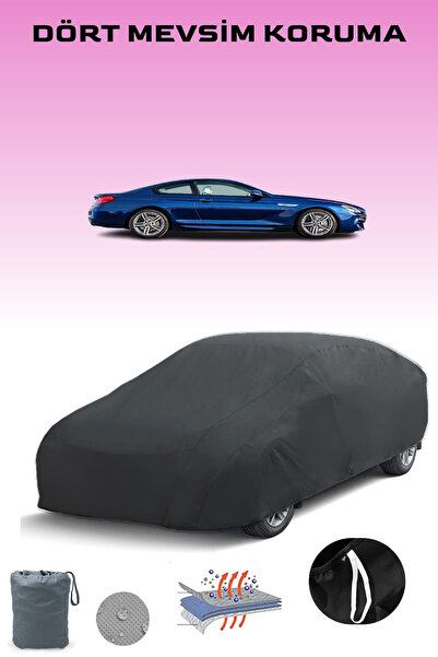 Breen أسود، BMW 6 SERIES COUPE LCI (F13) 2015 - 2021، مشمع السيارة، غطاء السي...