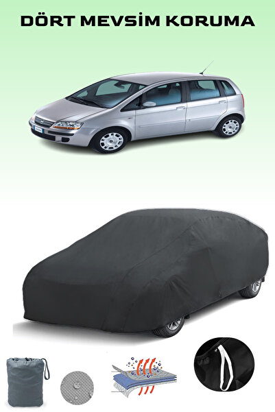 Breen Black, Fiat Idea 2003 - 2010, Car Tarpaulin, Auto Cover, Car Tent