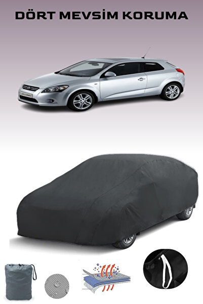 Breen Black, Kia Pro Cee& # 039;D 2007 - 2013, Car Tarpaulin, Auto Cover, Car...