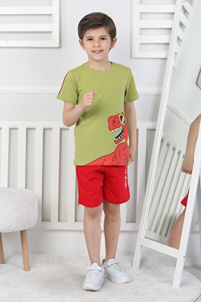 NEWKİDS Set za dečake sa printom dinosaurusa