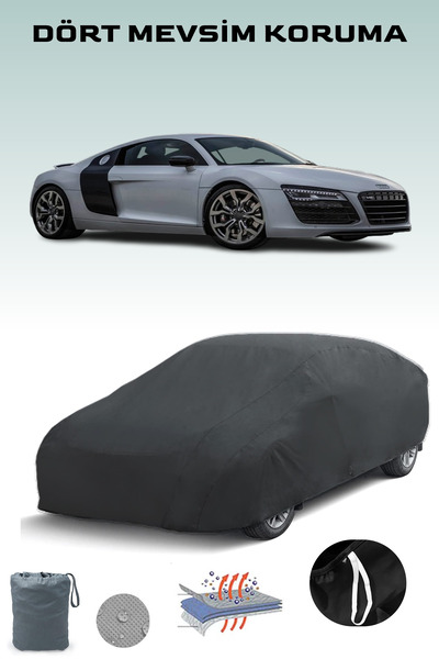 Breen أسود، AUDI R8 V8 2012 - 2015، مشمع السيارة، غطاء السيارة، خيمة السيارة