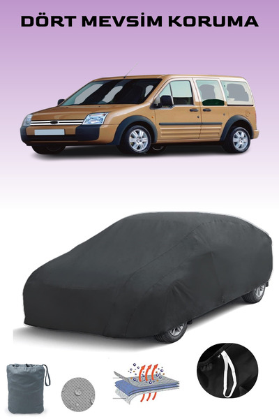 Breen أسود، TOURNEO CONNECT 2007 - 2009، مشمع السيارة، غطاء السيارة، خيمة الس...