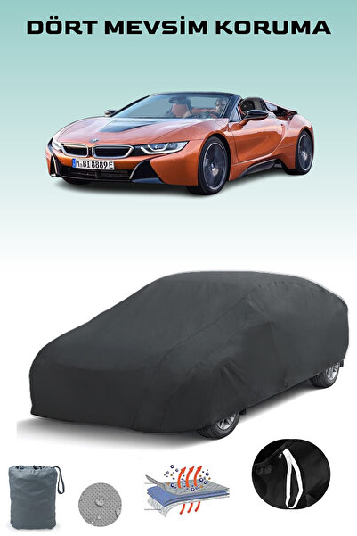 Breen أسود، BMW I8 ROADSTER 2018 - 2021، مشمع السيارة، غطاء السيارة، خيمة الس...