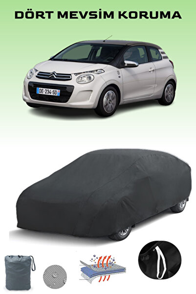 Breen أسود، CITROEN C1 3 أبواب 2014 - 2021، مشمع سيارة، غطاء سيارة، خيمة سيارة